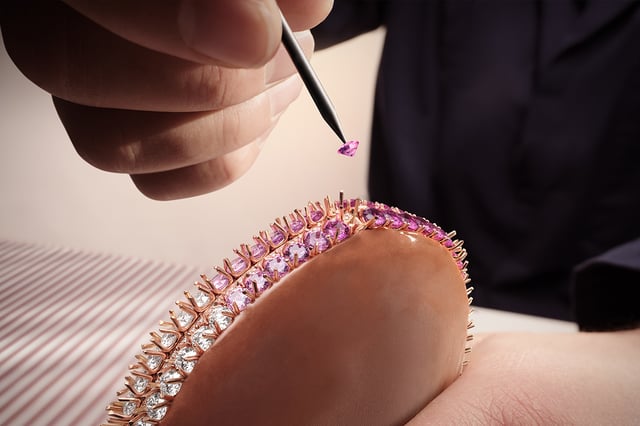 Diamond Setting: The new 101 Secrets timepiece is defined by a combination of craftsmanship and micromechanical expertise.