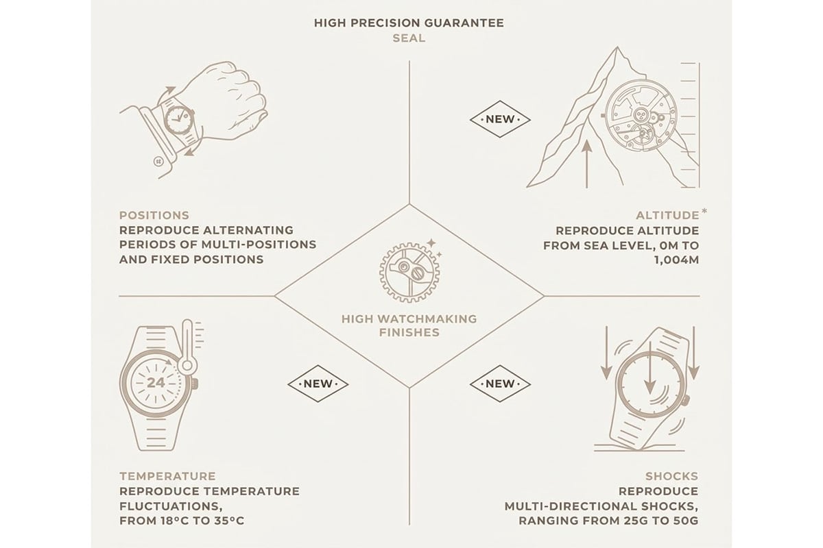 Jaeger-LeCoultre High Precision Guarantee (HPG) Seal: flyer