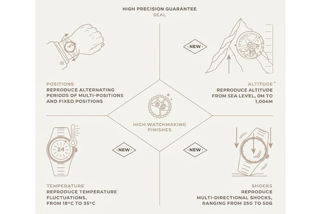 Jaeger-LeCoultre High Precision Guarantee (HPG) Seal: flyer