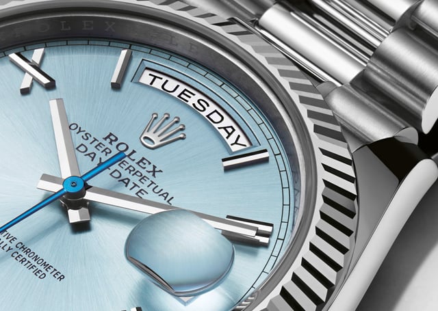 Rolex Day-Date weekday window