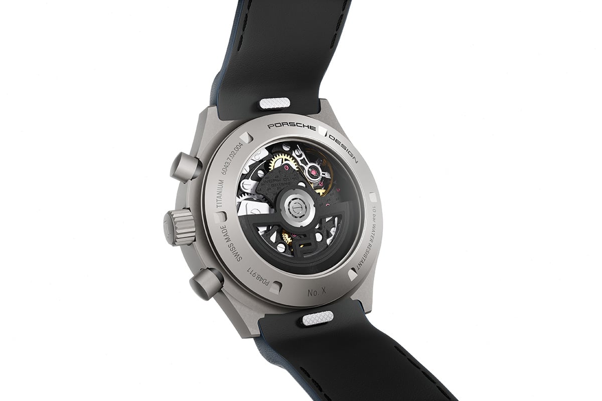 Porsche Design Chronograph 1 Leather Straps, movement