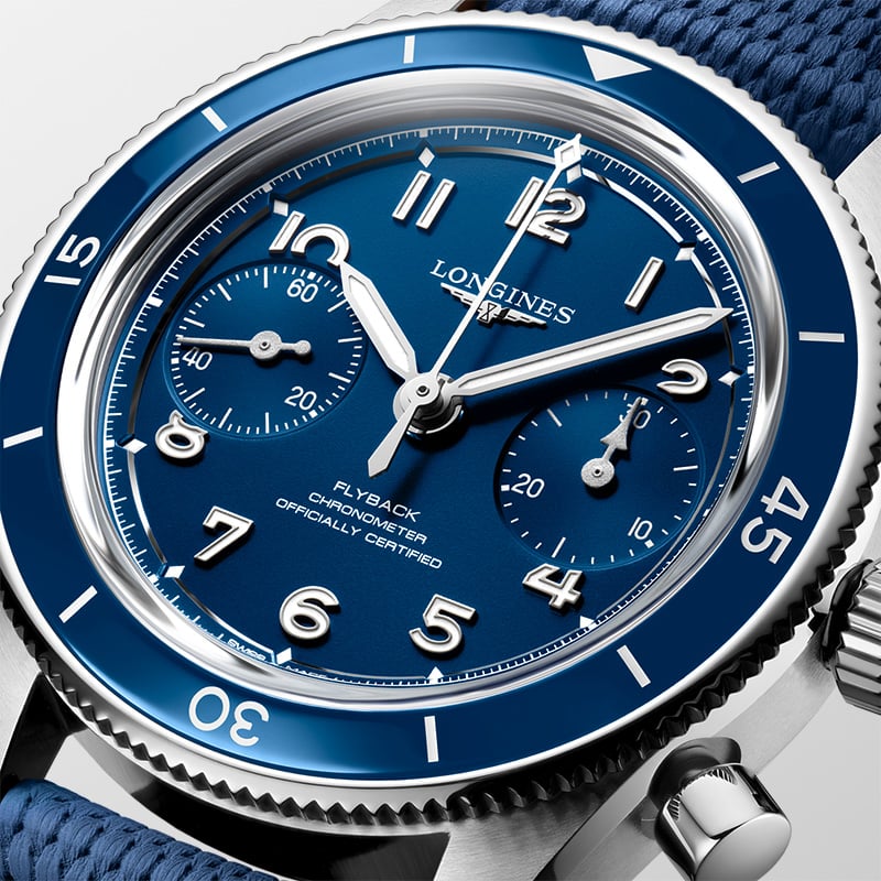 Longines Spirit Pilot Flyback, L3.721.4.93: dial