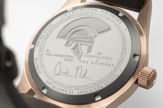 Hamilton Khaki Field Auto The Odyssey Limited Edition: case back