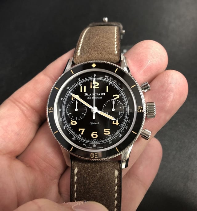Blancpain: Air Command Chronograph in Green