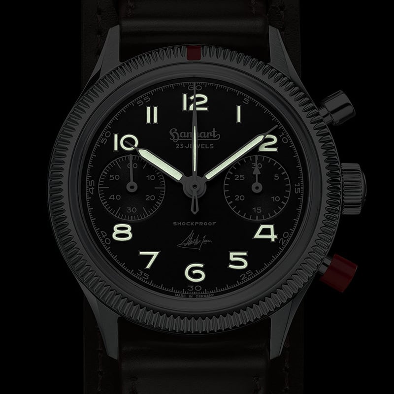Hanhart 417 ES Steve McQueen Limited Edition No. 1: lime