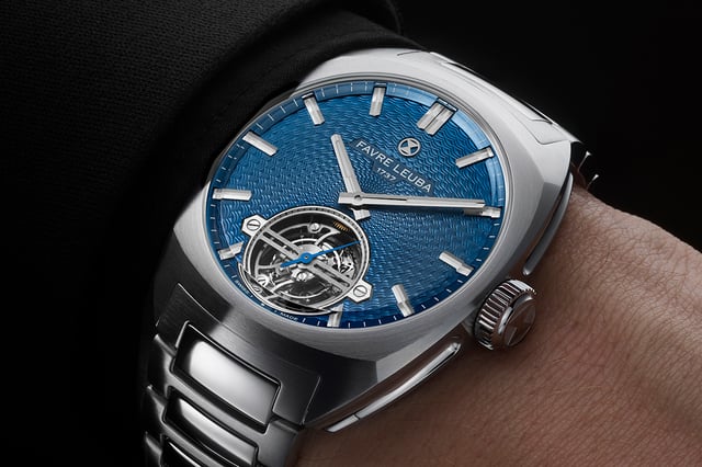 Favre Leuba Chief Tourbillon Guilloché: wrist, title