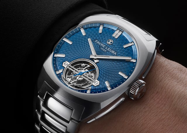 Favre Leuba Chief Tourbillon Guilloché: wrist, title