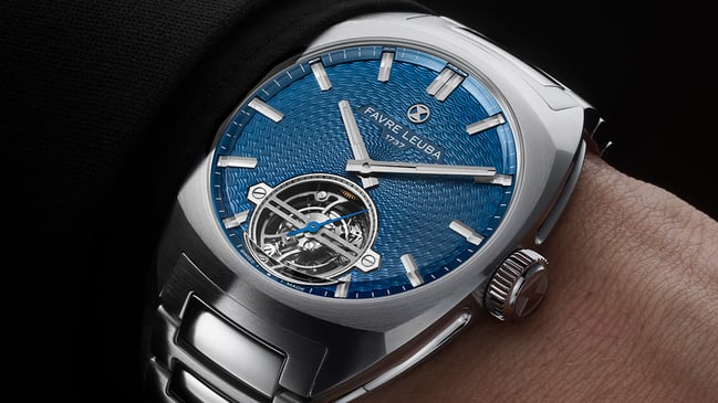 Favre Leuba Chief Tourbillon Guilloché: wrist, title