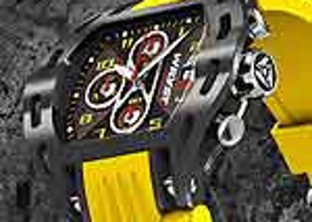 Wryst Airborne sport watch FW4 - yellow strap