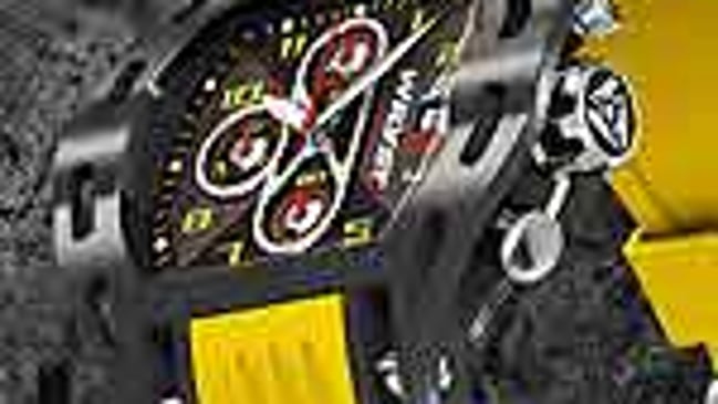 Wryst Airborne sport watch FW4 - yellow strap