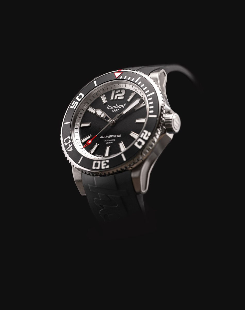 Hanhart Aquasphere Matte Black: Front