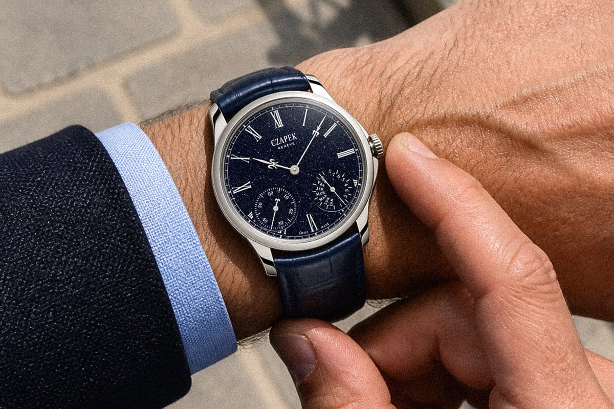Czapek Quai des Bergues "Midnight in Geneva": wrist