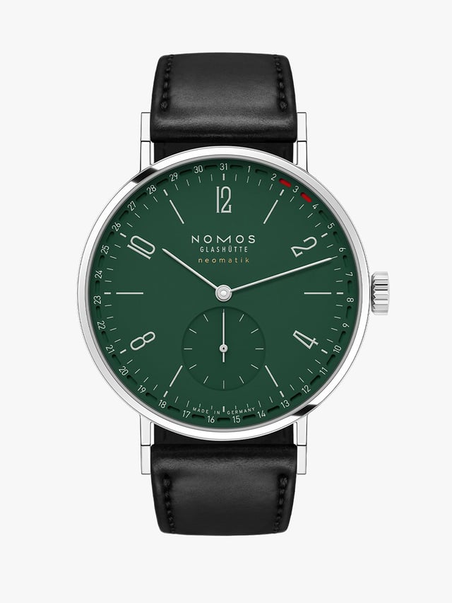 Nomos Glashuette Tangente neomatik 38 Update Forest Green: Front