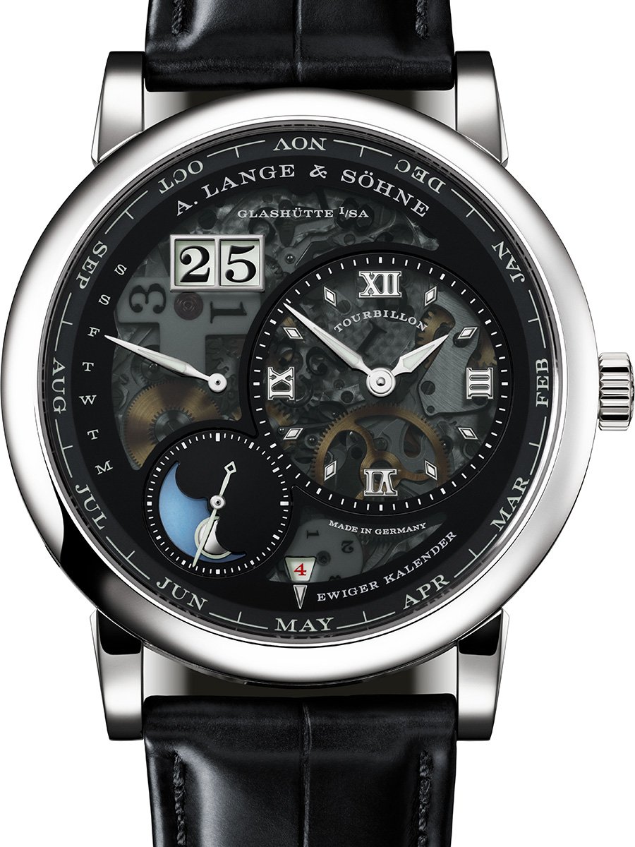 A. Lange & Söhne: Lange 1 Tourbillon Perpetual Calendar Lumen, front
