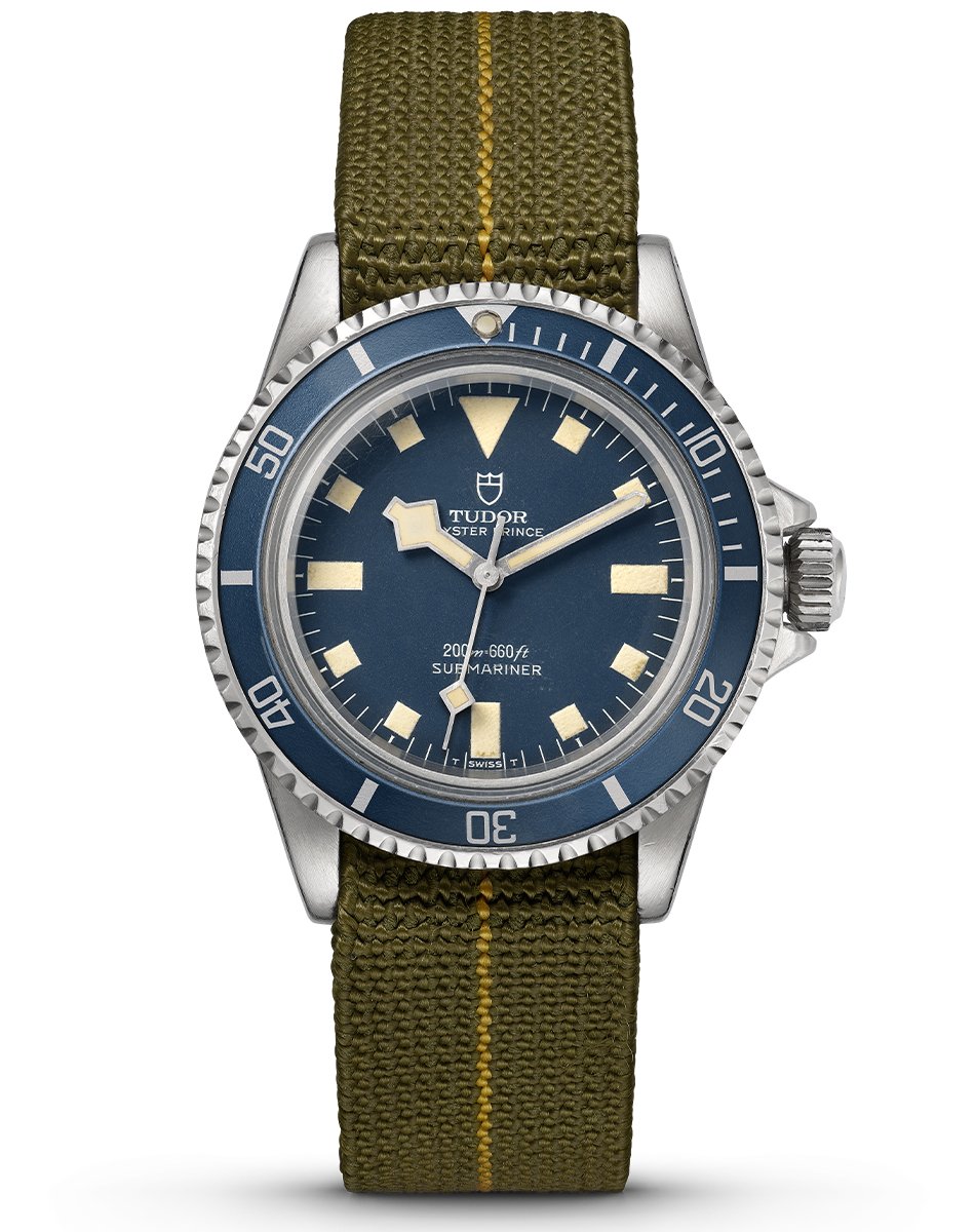 Vintage Tudor Submariner, stainless steel diver's watch with automatic movement