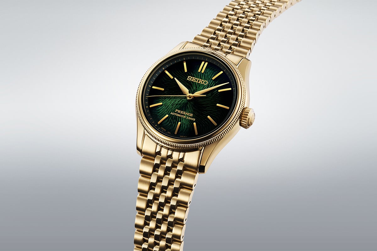 Seiko Presage Classic Series Tradman‘s Bonsai Limited Edition HCC009J1: side