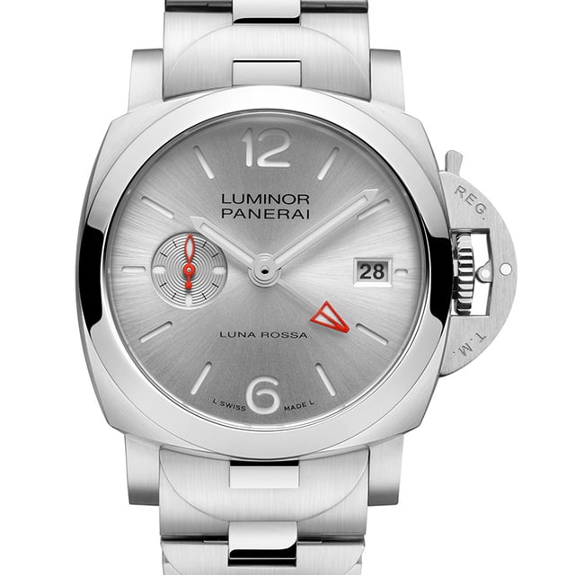 Panerai Luminor Luna Rosso GMT: dial