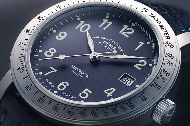 Mühle-Glashütte Marinefliegeruhr-I Edition 2026: dial
