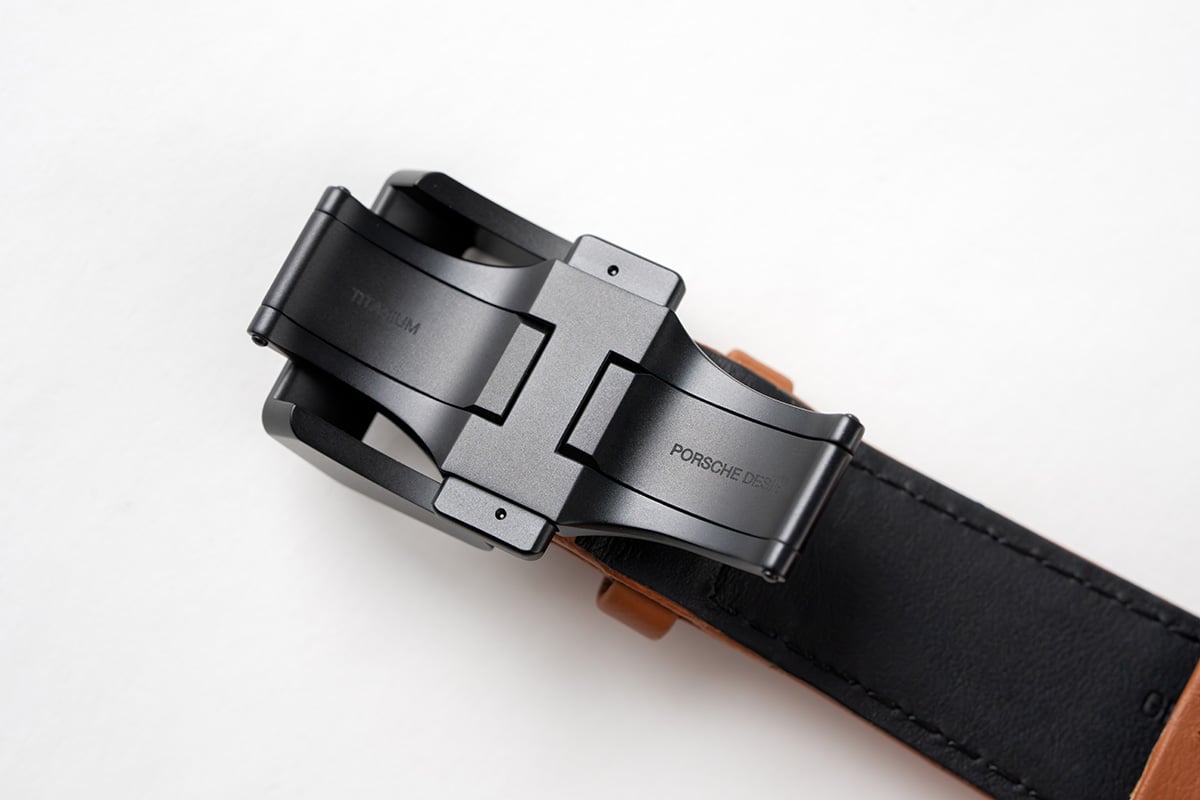 Porsche Design Chronograph 1 Leather Straps, Clasp