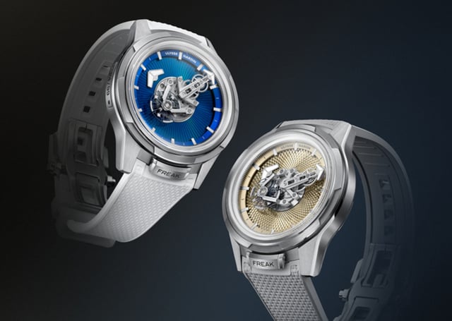 Ulysse Nardin Freak One Blue Enamel & Guilloche: title