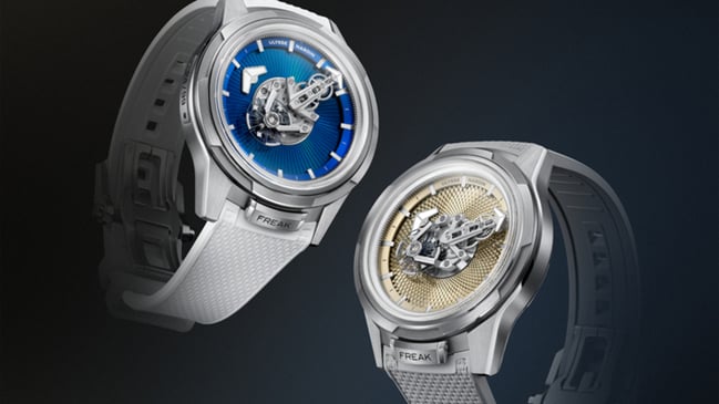 Ulysse Nardin Freak One Blue Enamel & Guilloche: title