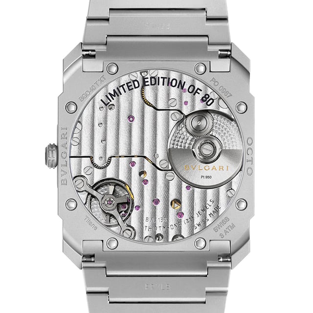 Bulgari Octo Finissimo Dazzle: case back