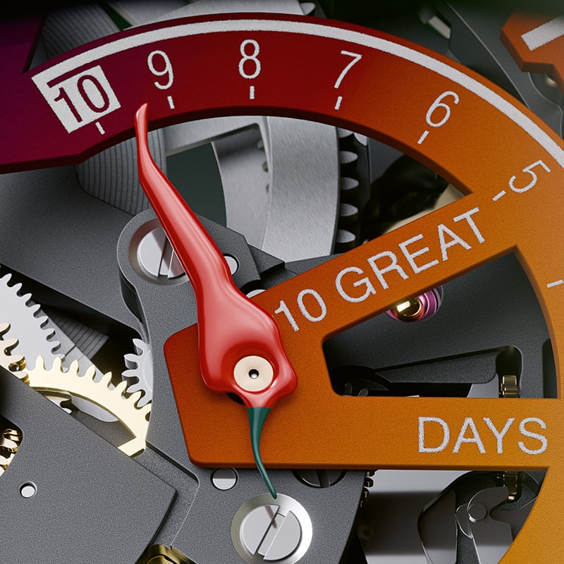 Oris ProPilot X Gonzo Edition: power reserve 