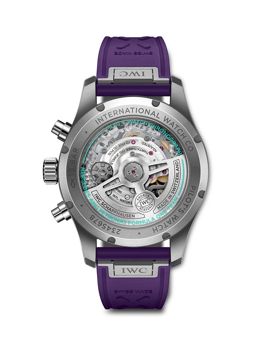 IWC Pilot’s Watch Chronograph 41 Mercedes-AMG Petronas Formula One Team: case back