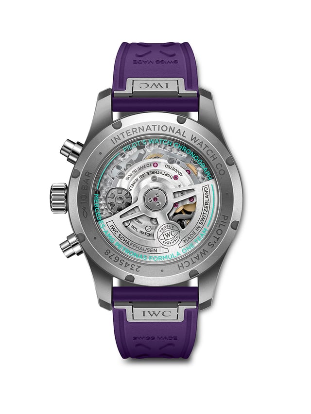 IWC Pilot’s Watch Chronograph 41 Mercedes-AMG Petronas Formula One Team: case back