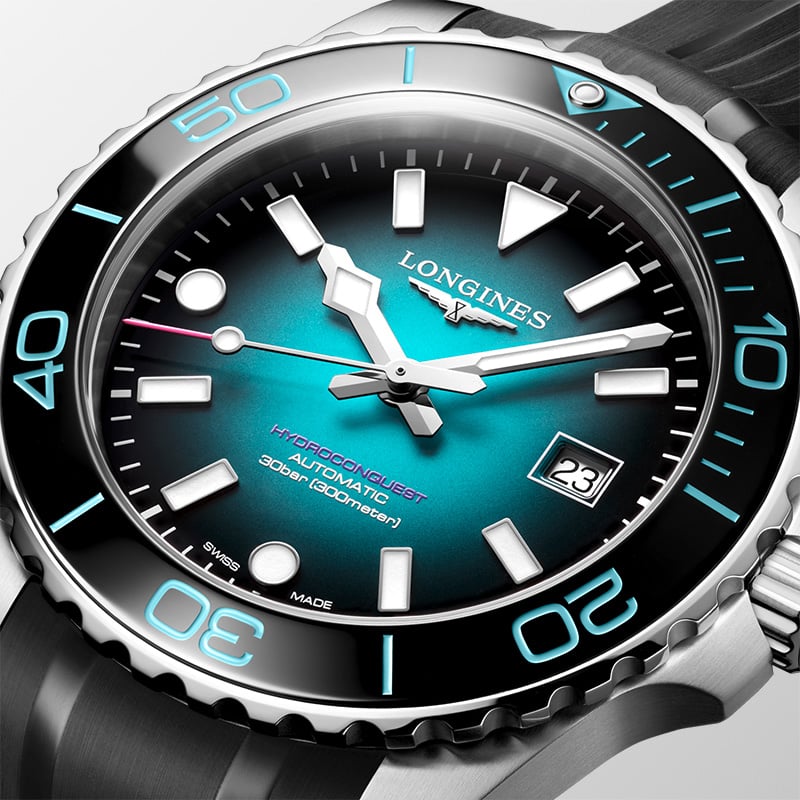 Longines HydroConquest Commonwealth Games Edition Glasgow 2026, dial