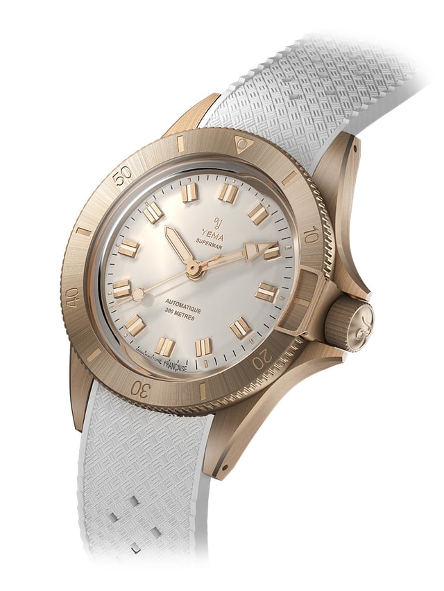 Yema Superman Bronze CMM.10: white, front