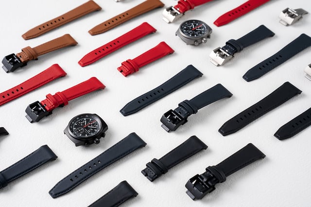 Porsche Design Chronograph 1 Leather Strap, title