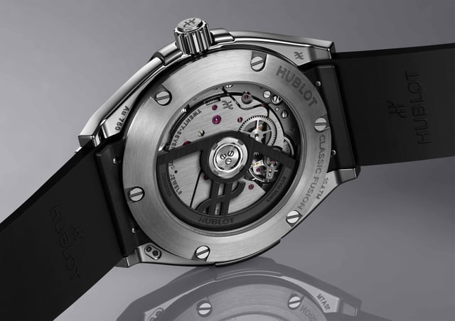 Hublot Classic Fusion Tributo White Gold: case back