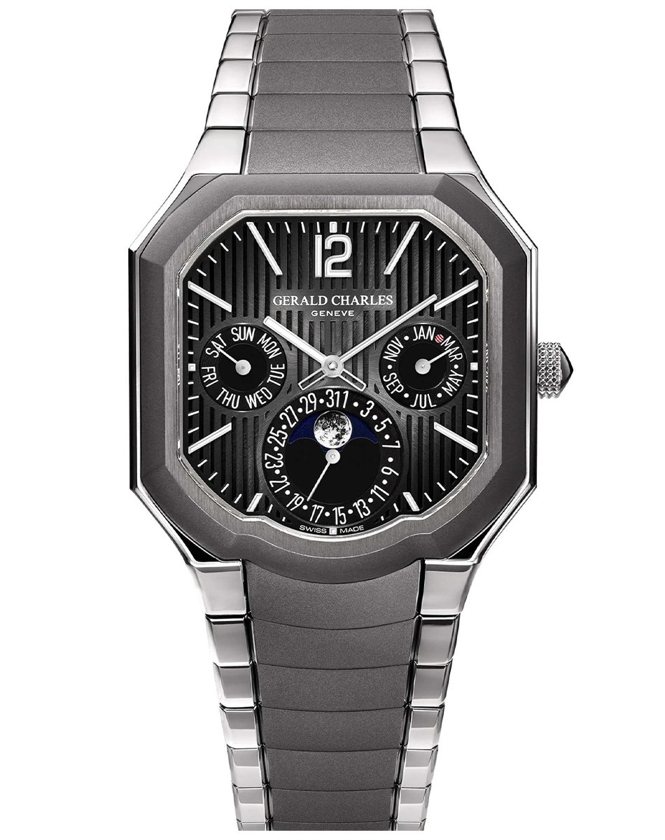 Gerald Charles – Masterlink Perpetual Calendar, perpetual calendar with integrated bracelet