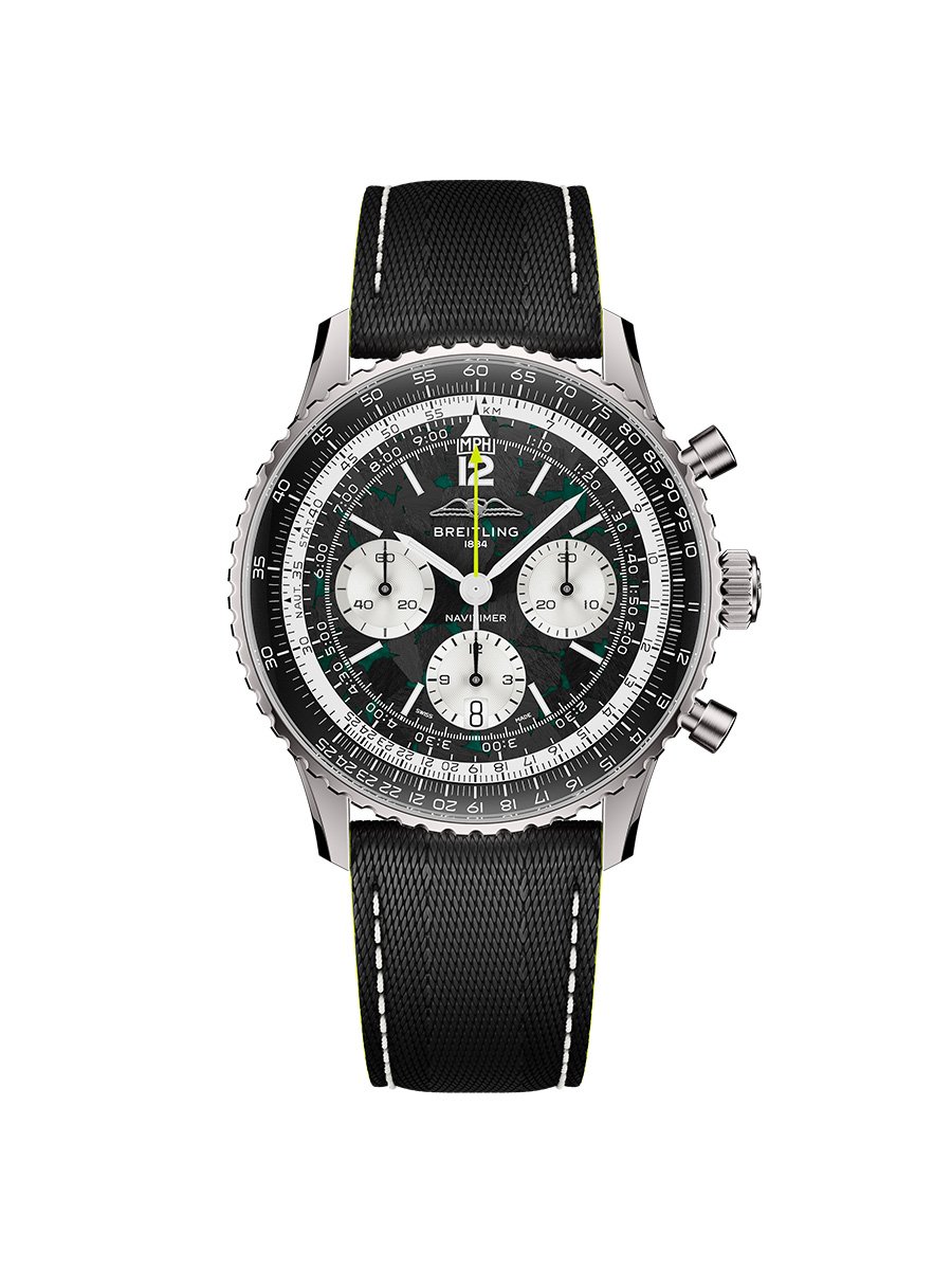  Breitling: Navitimer B01 Chronograph 43 Aston Martin Aramco Formula One™ Team, Front