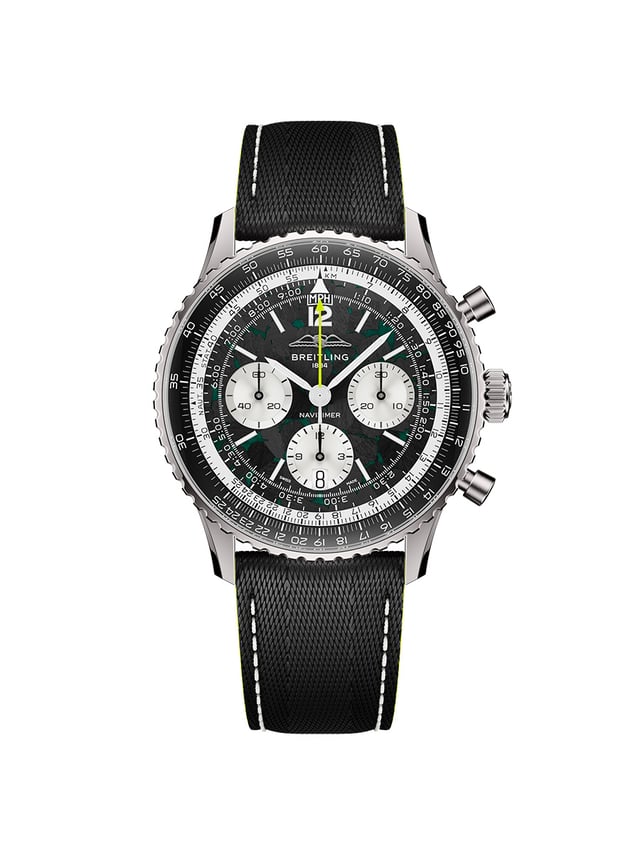  Breitling: Navitimer B01 Chronograph 43 Aston Martin Aramco Formula One™ Team, Front