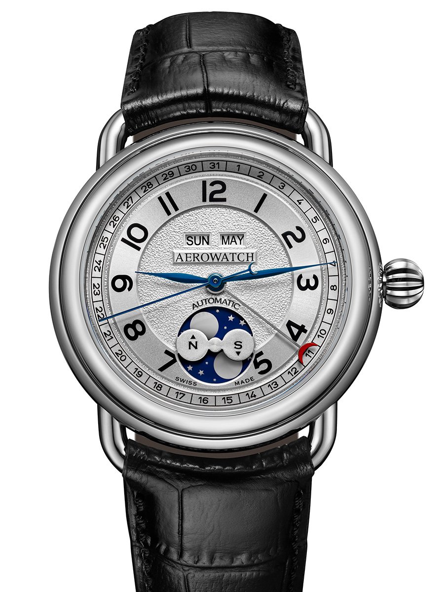 WatchTime Aerowatch 1942 Calendrier Complet, front