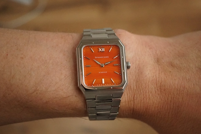 Benjamin James Scarifour on the wrist