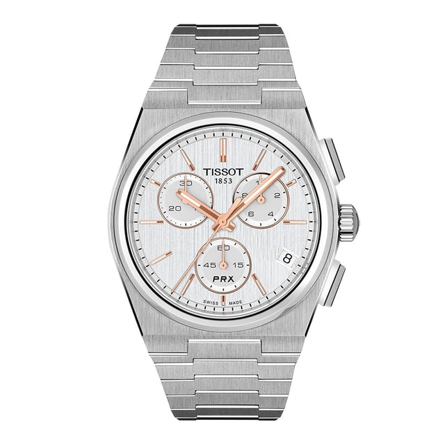 Tissot PRX Quartz Chronograph T137.417.11.031.00: Front