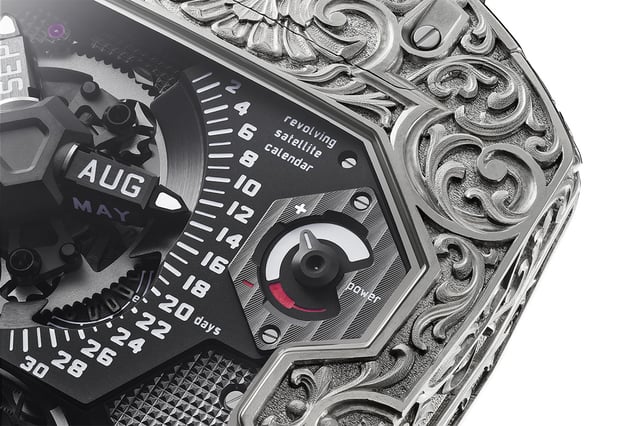 Urwerk UR-1001 Amadeus: Front