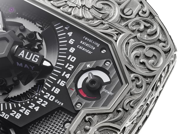 Urwerk UR-1001 Amadeus: Front