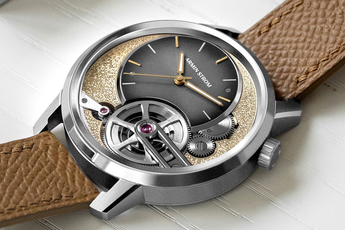 Armin Strom: Tribute² Aurum, Dial