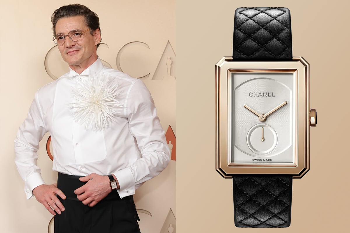 Pedro Pascal and Chanel Boy·Friend Watch, Referenz H6589, large size