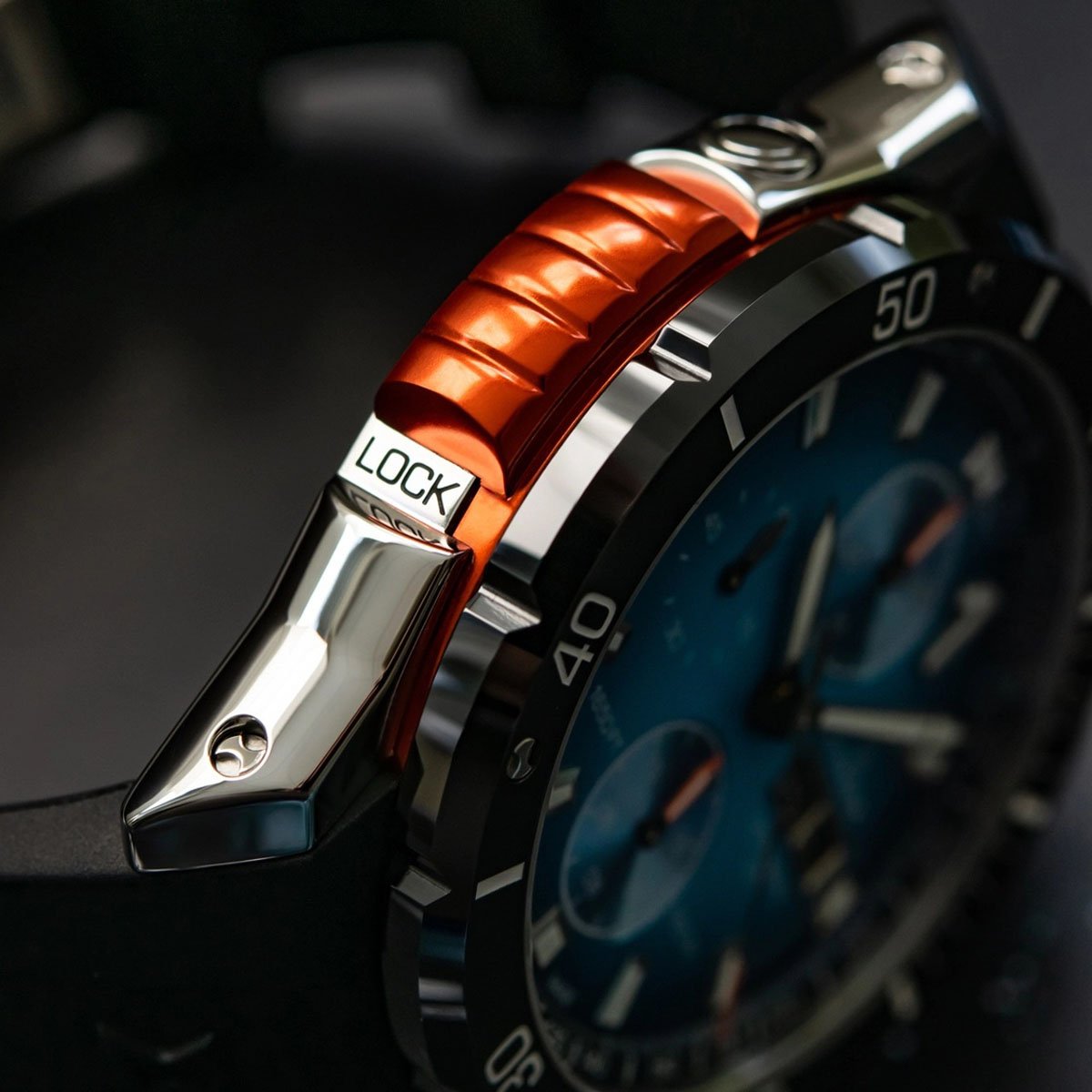 Edox: C-01 Chronograph Automatic with Bezel Lock