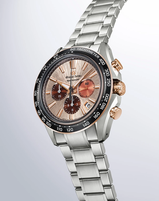 Grand-Seiko-Sunrise-Tentagraph-SLGC006 seen from the side