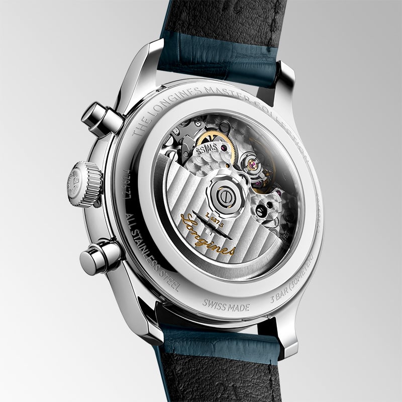 Longines Master Collection Chrono Moonphase, L2.962.4.73.2: case back