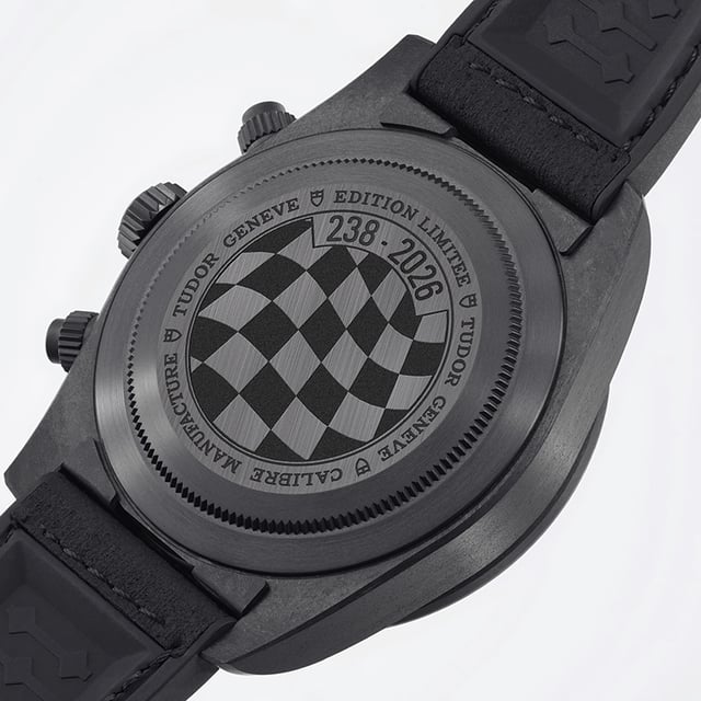 Tudor: Black Bay Chrono Carbon 26, back