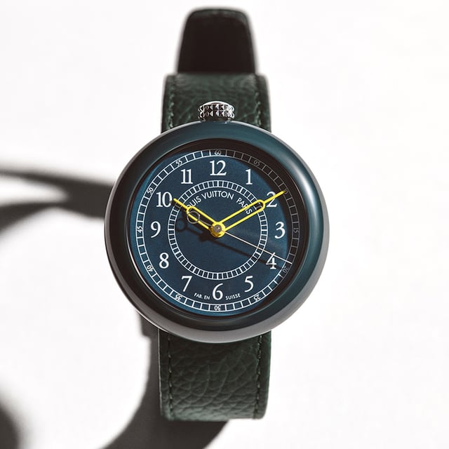 Louis Vuitton Monterey – Green Ceramic & Steel W0CR21: Front