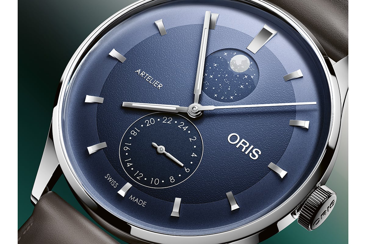 Oris: Artelier Complication, ref. 01 782 7811 4055-07 6 20 17 FC, dial