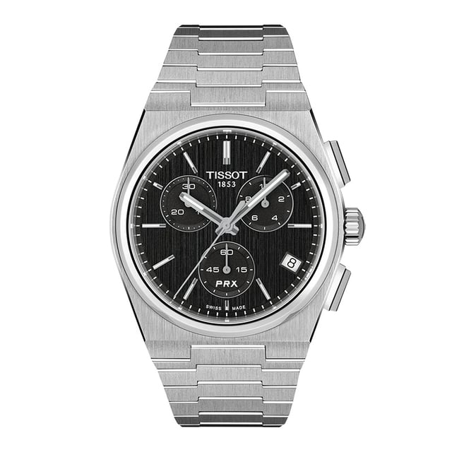 Tissot PRX Quartz Chronograph T137.417.11.051.00: Front